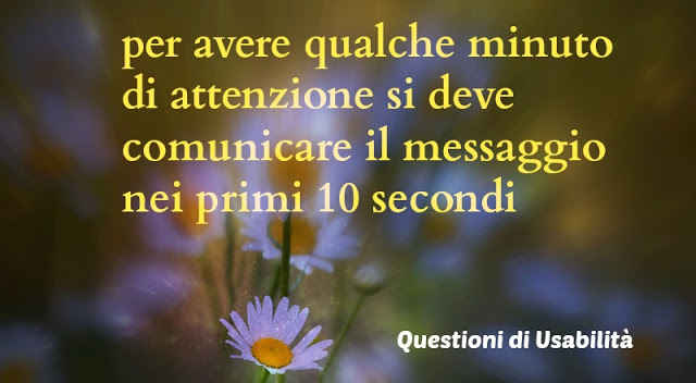 nei primi 10 secondi esporre il messaggio della pagina web