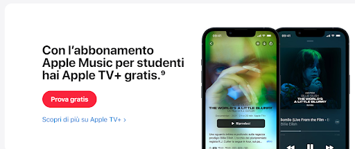 Applicazioni teoria SDT: micro copy e CTA nell'esempio di Apple