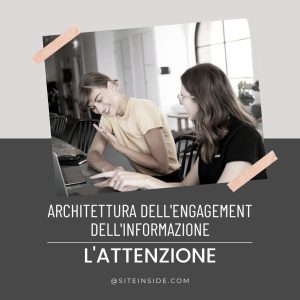 come progettare l'attenzione degli utenti di un sito web