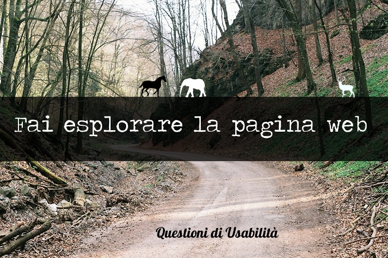 aiuto il lettore che esplora la pagina