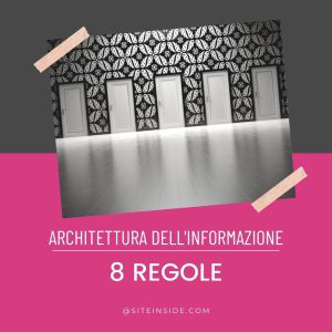 Otto regole che aiutano l’architettura dell’informazione