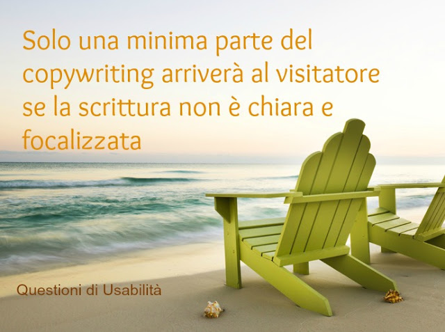 la scrittura web deve essere chiara e focalizzata